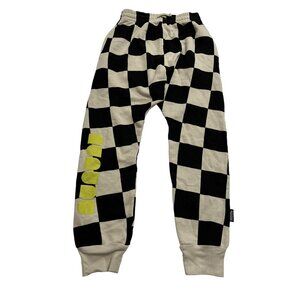 Nununu Checkmate Baggy Pants in Smokey Natural